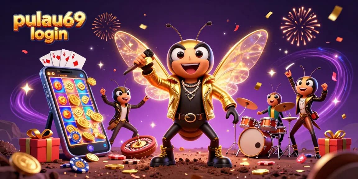 Engage in thrilling gaming experiences with pulau69 login amid 3D casino fun with vibrant characters and games.