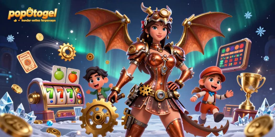 Experience excitement with popotogel bandar online terpercaya, featuring dynamic 3D slot games and engaging characters.