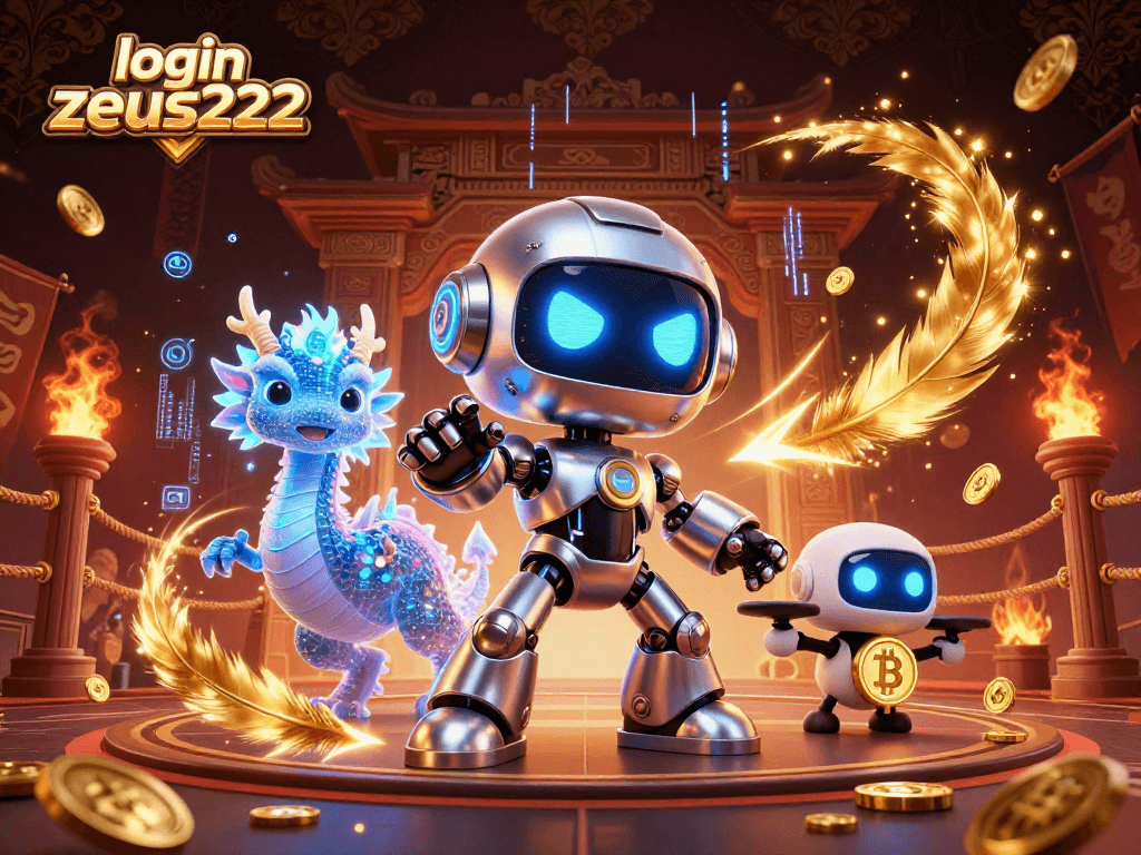 Engage with the thrilling login zeus222 experience through vibrant cyberpunk visuals and interactive gaming elements.