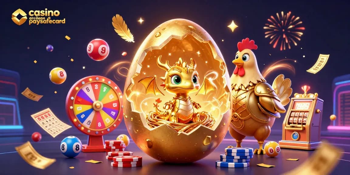 Découvrez les joies du casino en ligne paysafecard avec un dragon doré et des jeux palpitants.