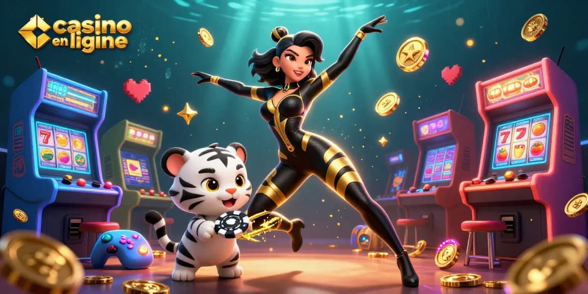 Jouez à des jeux de machines à sous passionnants au casino en ligne avec des graphismes 3D immersifs et des personnages vibrants.