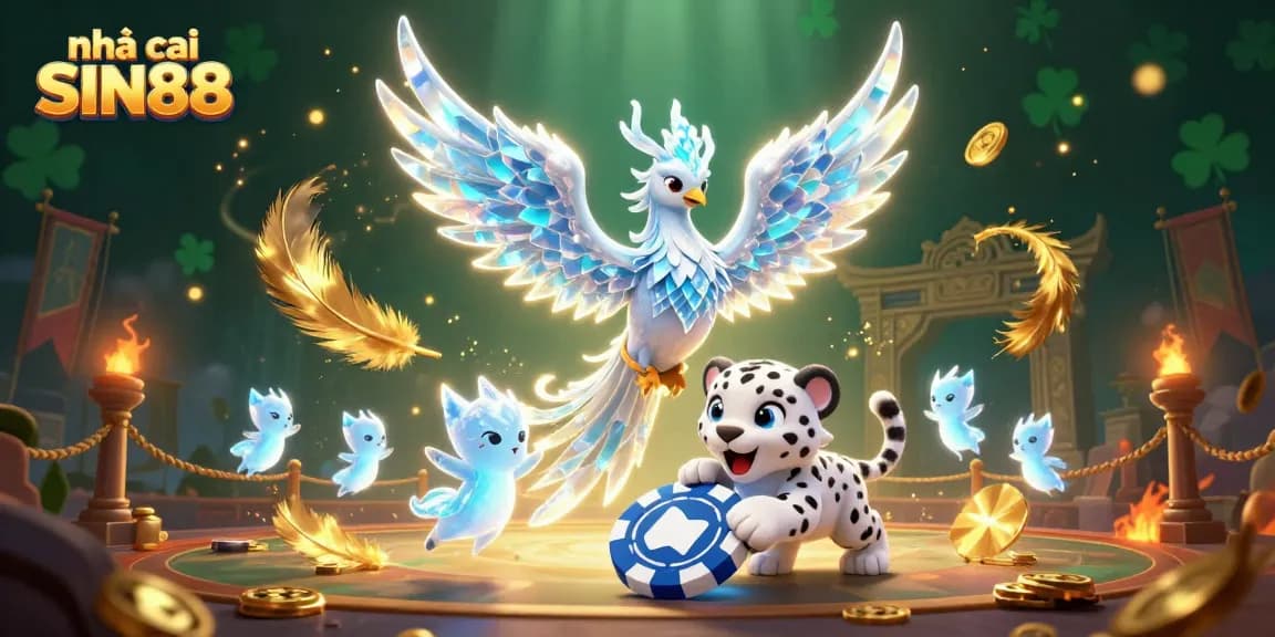 Experience thrilling casino gameplay at nhà cái SIN88 with vibrant characters and dynamic casino elements.
