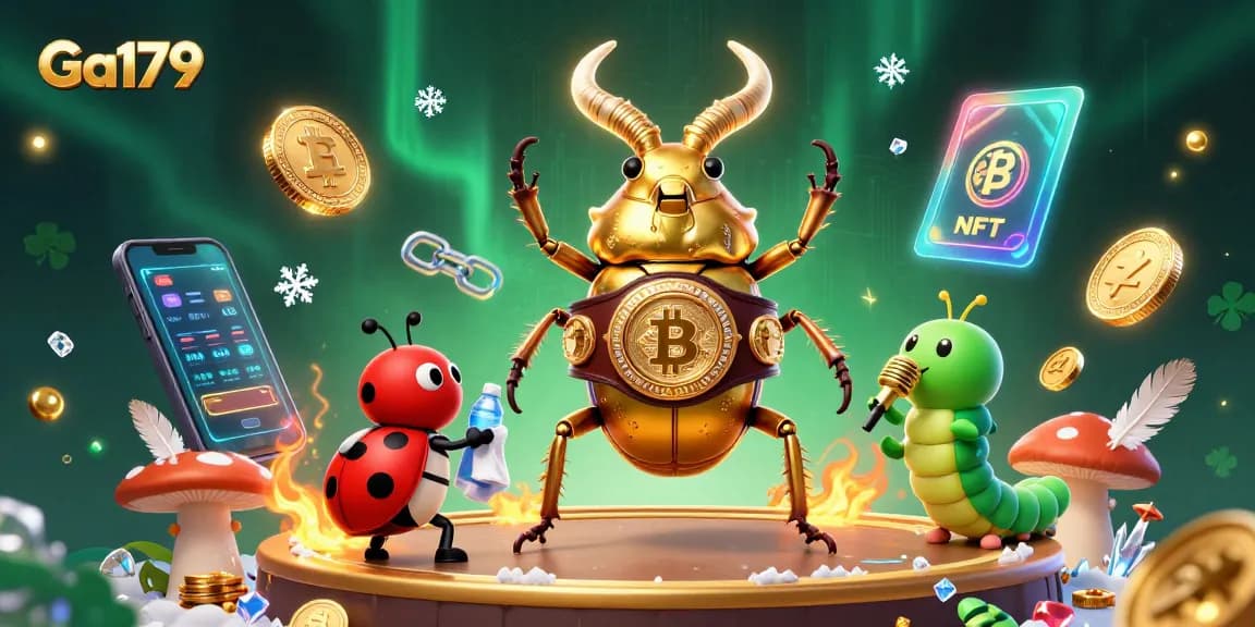 Bet in Ga179's thrilling cockfighting arena with fire effects and neon coin visuals