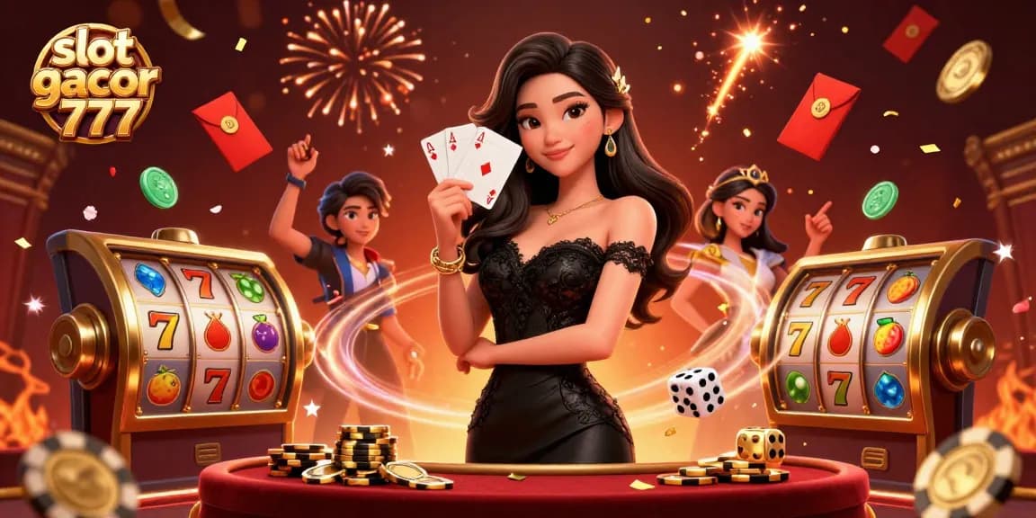 Experience the thrill of slot gacor 777 with vibrant visuals and dynamic casino elements.