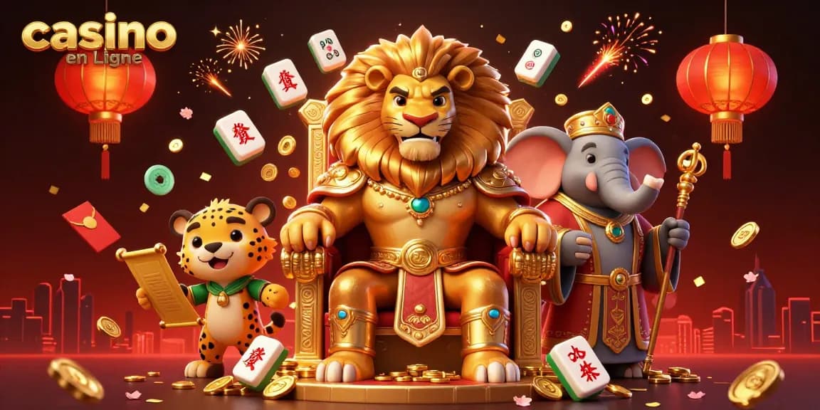 Experience the vibrant world of casino en ligne with royal characters and festive game elements.