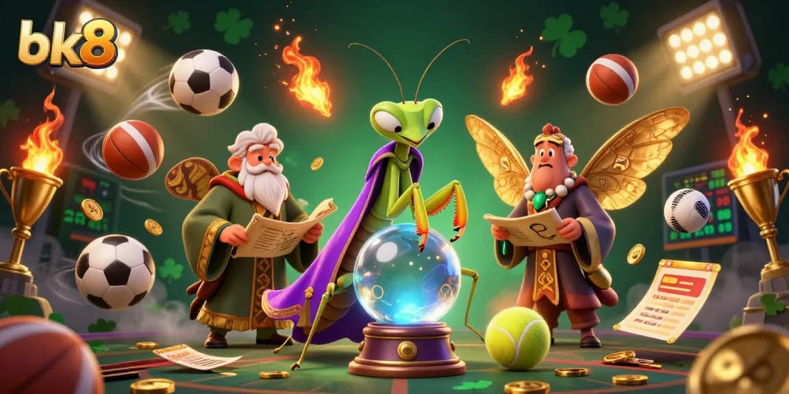 Experience bk8's dynamic sports betting world with lively characters, vibrant stadium elements, and thrilling action.