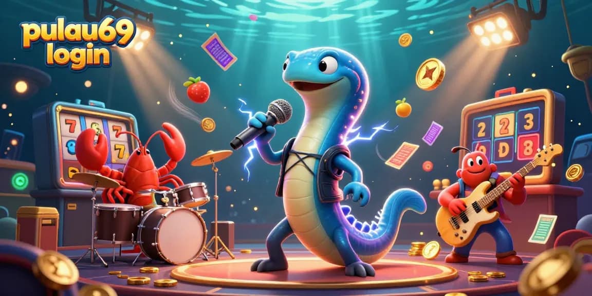Play with pulau69 login for thrilling casino experiences in an exciting underwater scene.