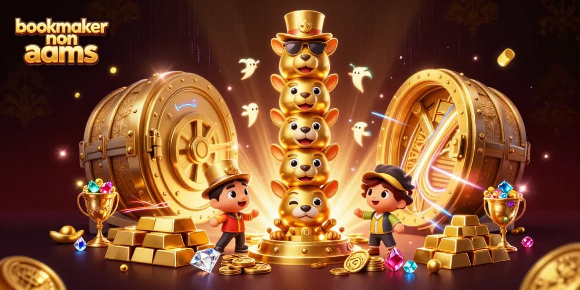 Scopri i vantaggi dei bookmaker non AAMS con questa illustrazione affascinante e ricca di dettagli.