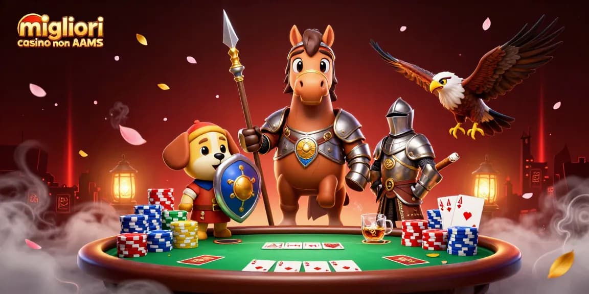 Migliori casino non AAMS: gioca e vinci ai tavoli di poker tra cavalieri e avventure emozionanti.