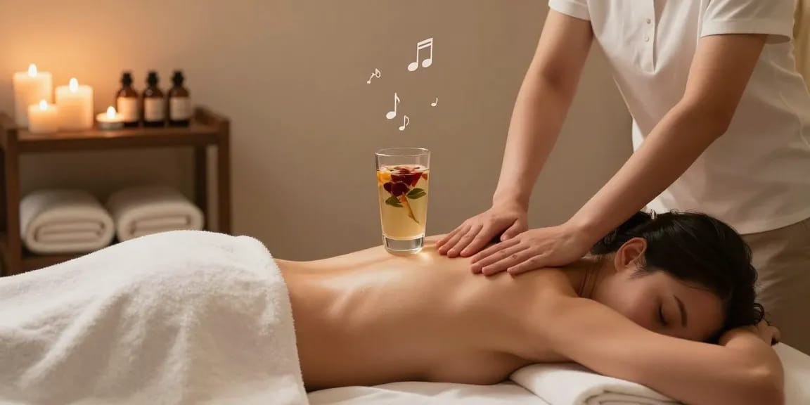 Relaxing massage therapy session at https://www.balancedmassage.org/ with calming oils and soothing ambiance.