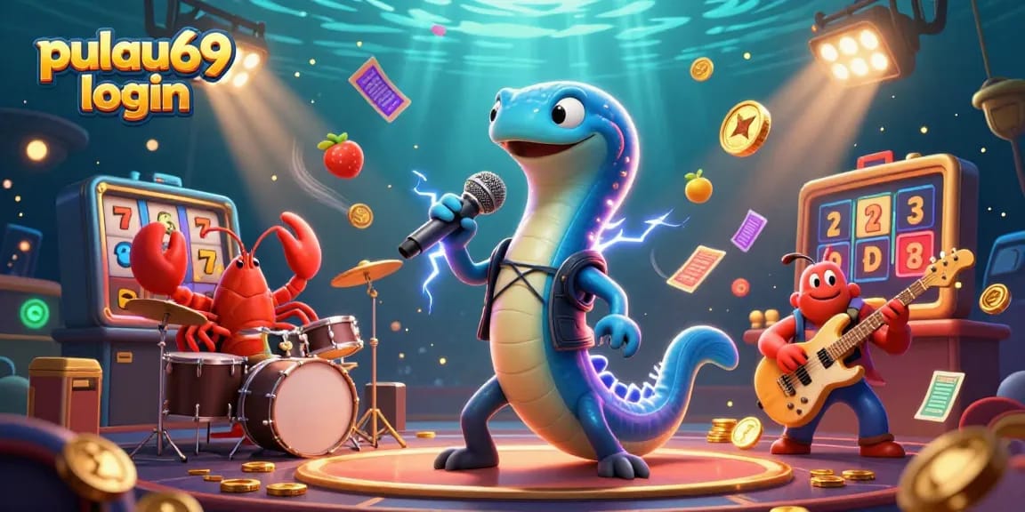 Play with pulau69 login for thrilling casino experiences in an exciting underwater scene.