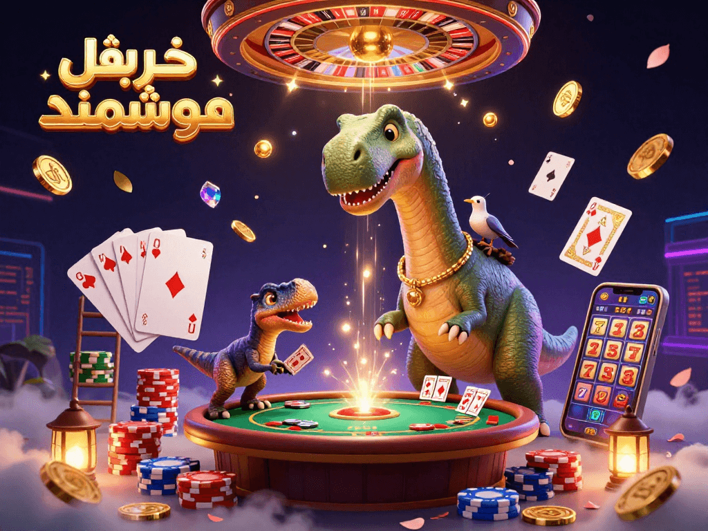 Engage with خرید قفل هوشمند in a vibrant casino scene filled with dynamic gambling elements and lively characters.