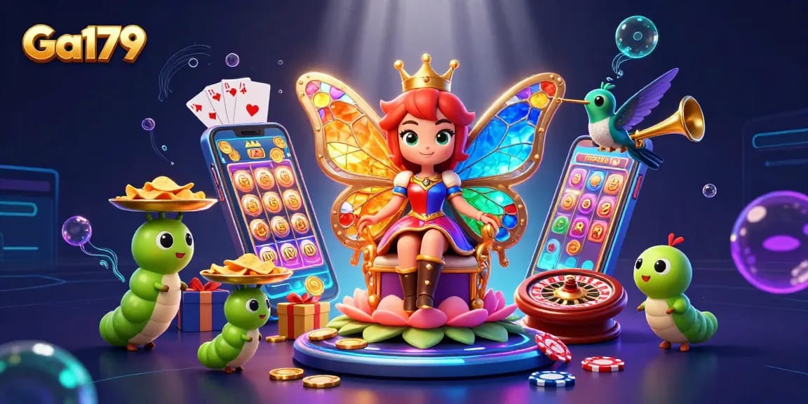 Experience thrilling gameplay at Ga179 with colorful slot games and a vibrant casino atmosphere.