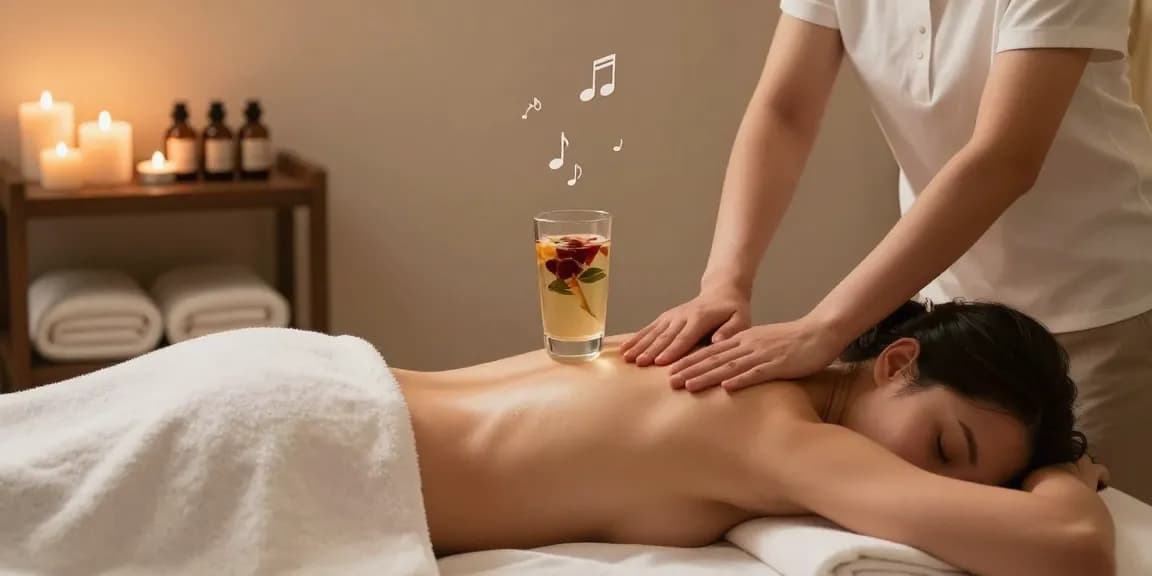 Relaxing massage therapy session at https://www.balancedmassage.org/ with calming oils and soothing ambiance.