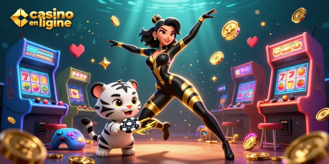Jouez à des jeux de machines à sous passionnants au casino en ligne avec des graphismes 3D immersifs et des personnages vibrants.