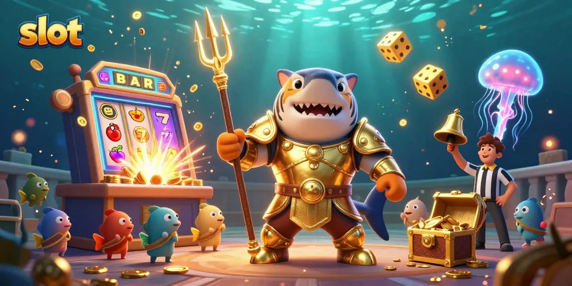 Spin the reels on vibrant slots featuring a thrilling jackpot explosion amid fun characters.
