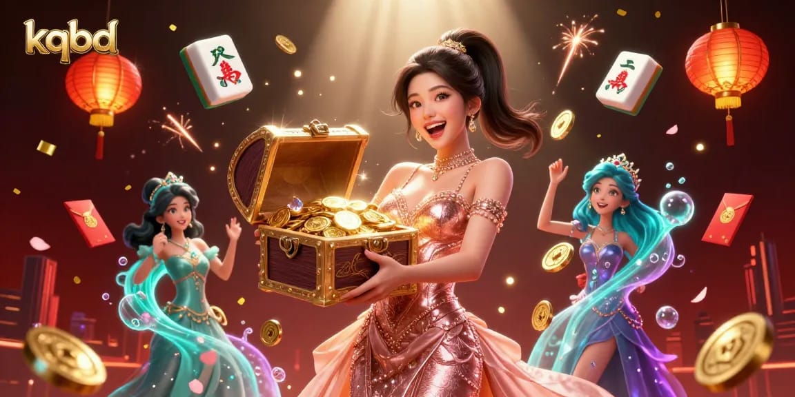Experience kqbd live scores with a stunning digital treasure scene illustrating excitement and winnings.