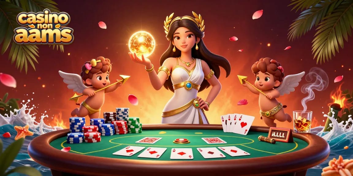 Scopri il coinvolgente fascino dei casino non aams con elementi di poker vivaci e personaggi incantevoli.