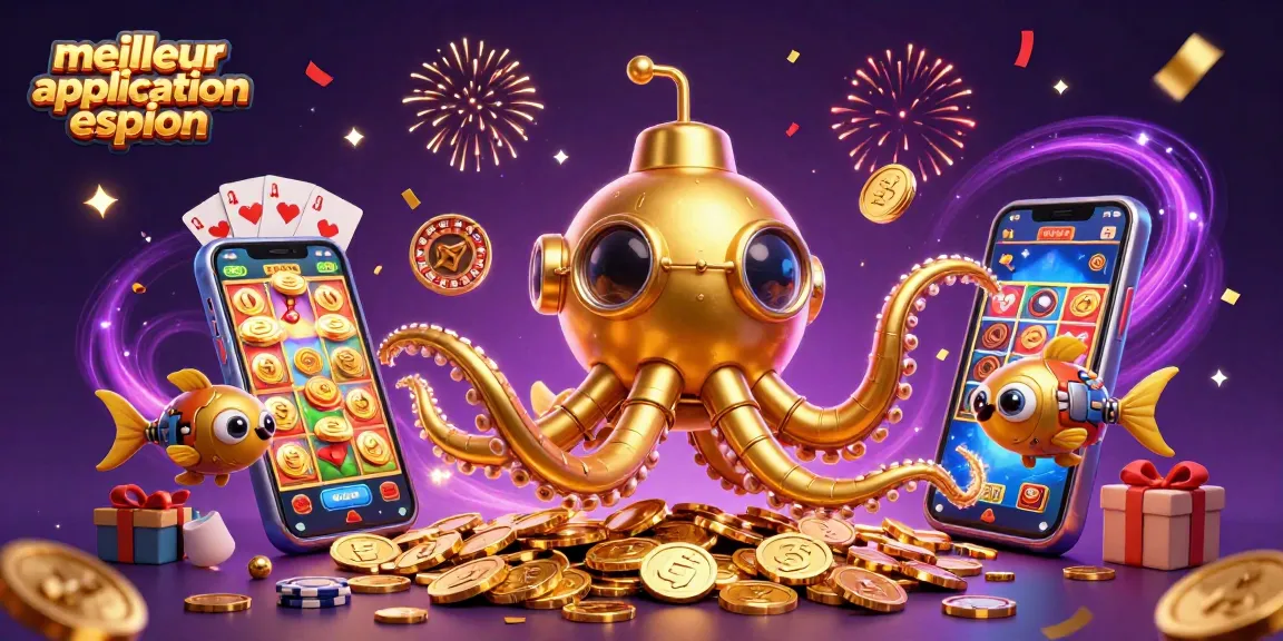Jouez à la meilleure application espion tout en collectant des pièces d'or dans cette illustration dynamique.