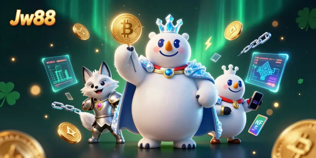 Engage with the thrilling world of Jw88, where the ice king and fox await your winning strategy!