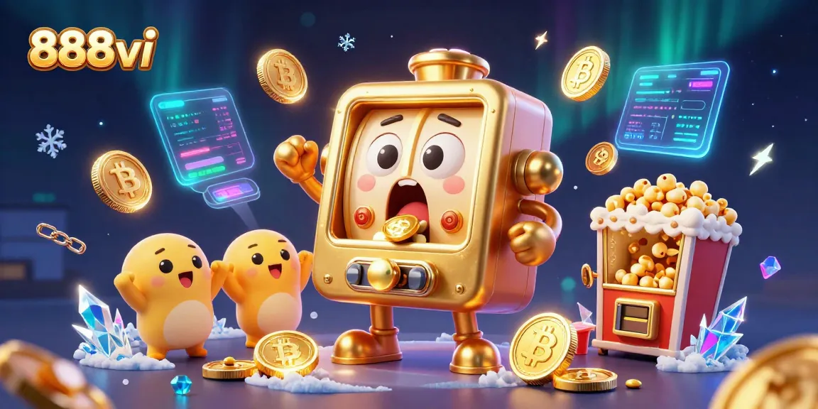 Spin the reels of 888vi's vibrant slot machines as coins rain down and excitement builds!