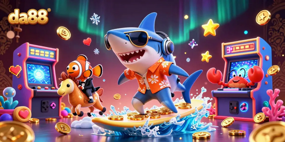 Engage in thrilling gameplay at da88 with a vibrant casino adventure featuring cartoon characters.