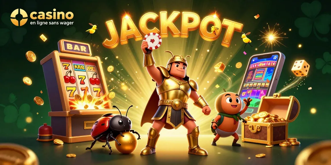 Visez le jackpot dans un casino en ligne sans wager avec des personnages animés et des jeux éclatants.