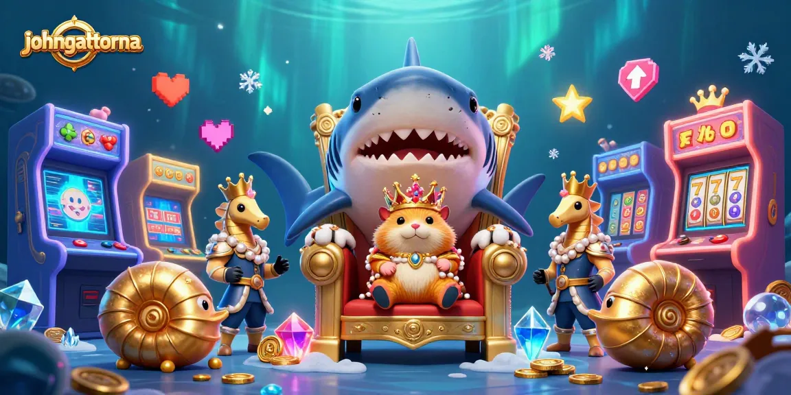 Experience gambling fun in ultra-detailed art featuring johngattorna's vibrant casino elements.
