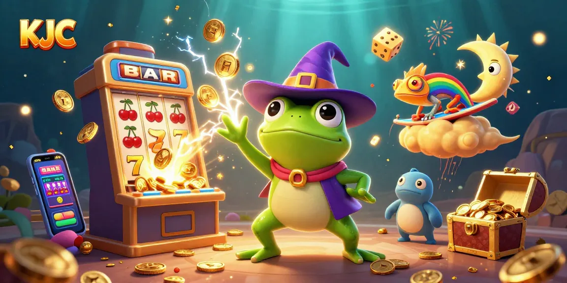 Engage in exciting jackpots at KJC with vibrant characters and thrilling casino elements.