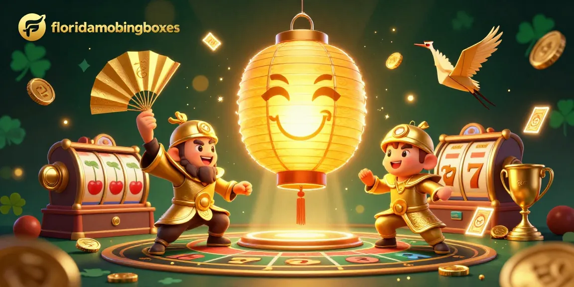 Experience the thrill of gaming with floridamovingboxes amidst vibrant slot reels and lucky symbols.