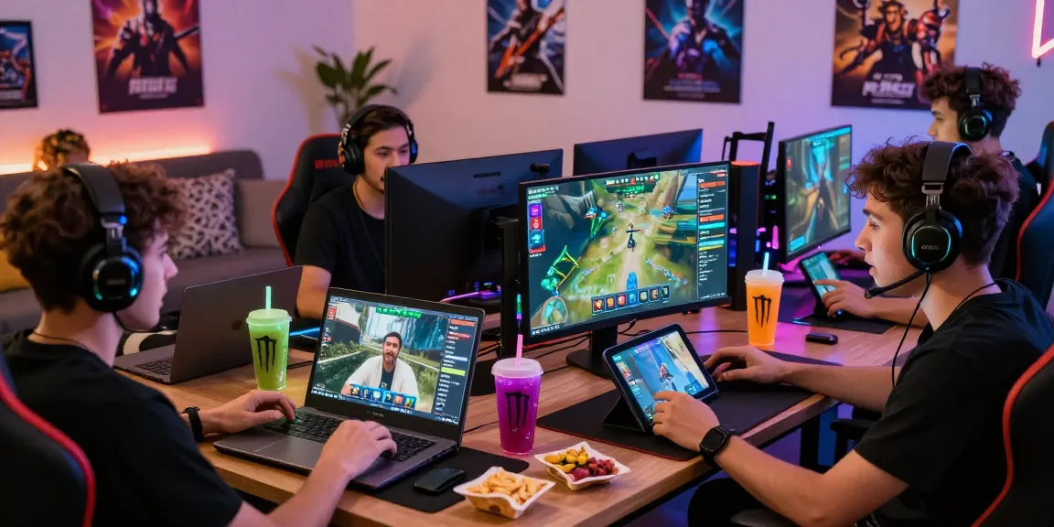 Engaged players in kecak4d gaming session with vibrant lounge environment