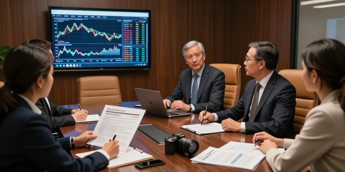 Clinton Orr in a financial advisory meeting with clients discussing investment strategies.