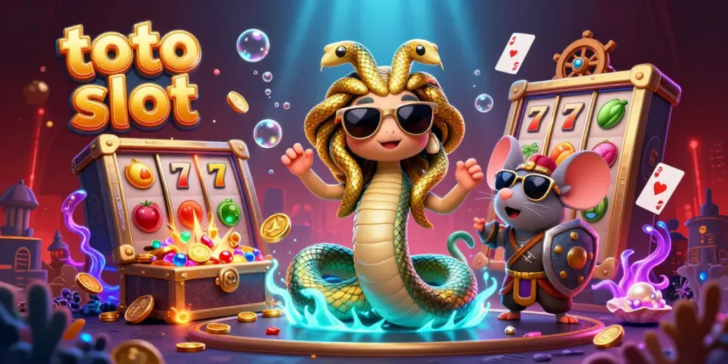 Spin the reels with toto slot in this vibrant 3D casino adventure featuring mythical characters and treasures.