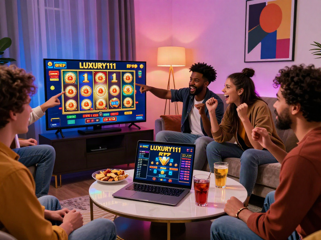 Teman-teman menikmati permainan slot online LUXURY111 RTP dalam suasana ceria dan berkualitas tinggi.
