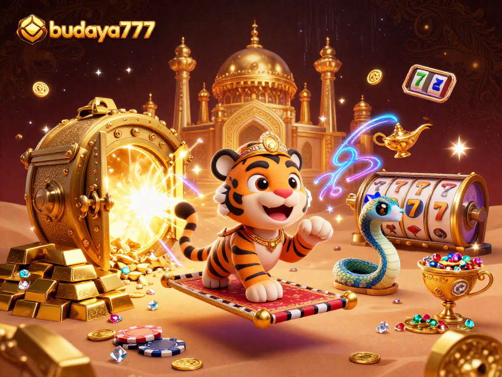 Raih kemenangan dengan budaya777 dalam ilustrasi kasino yang megah dan menakjubkan.