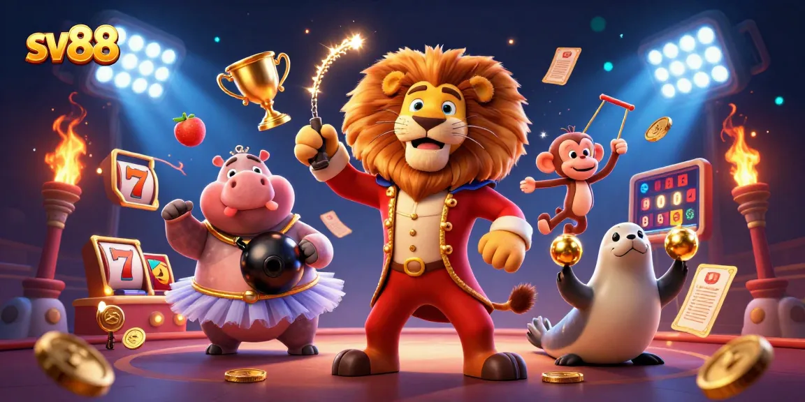 Engage with sv88's thrilling casino adventure featuring vibrant 3D characters and dynamic gaming elements.