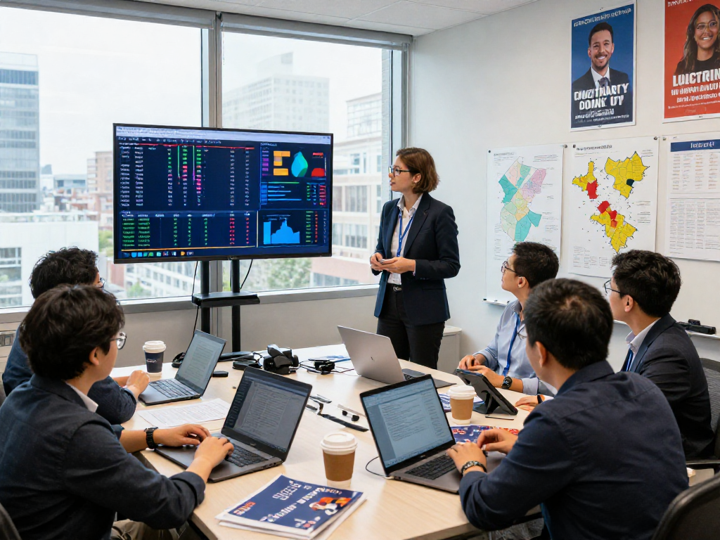 Political strategists using data to learn how to rank for your name in Google for effective campaign management