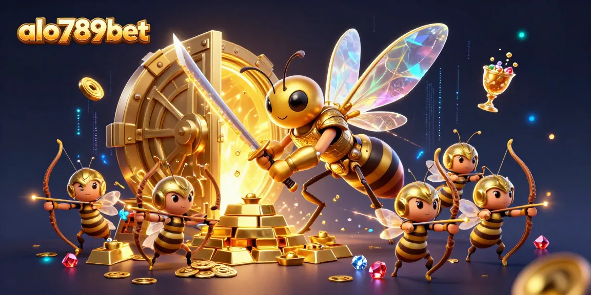 Place bets at alo789bet while enjoying a vibrant 3D casino illustration depicting a dynamic gambling scene.