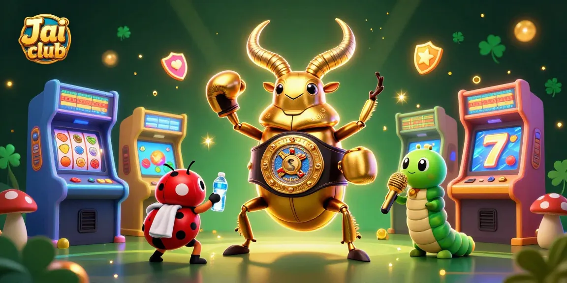 Engage with Jai club for thrilling slot games featuring the dynamic golden stag beetle.