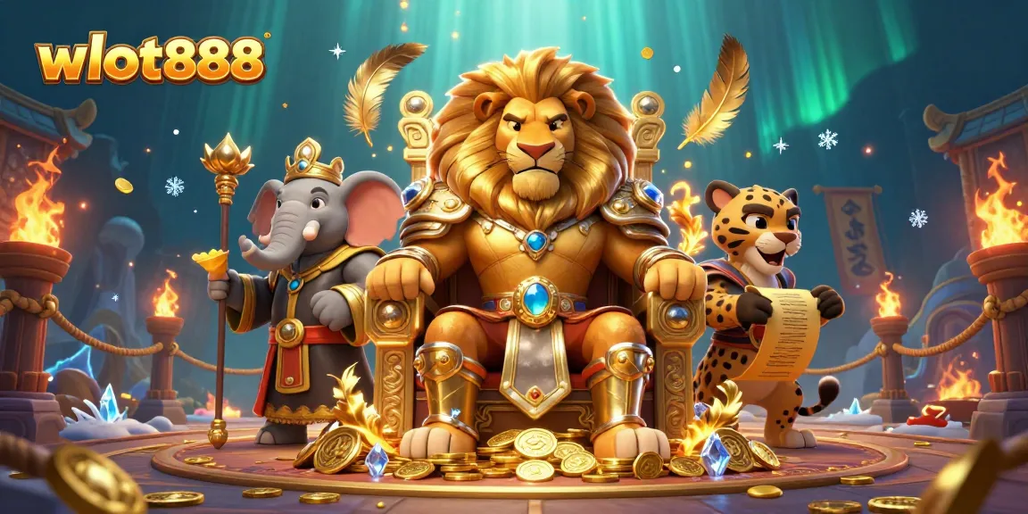 Rasakan keseruan bermain di wslot888 dengan simbol slot, koin emas, dan arena bertarung yang megah.