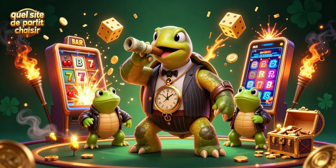 Visualisez quel site de paris sportif choisir parmi les meilleures options avec une scène animée de casino.