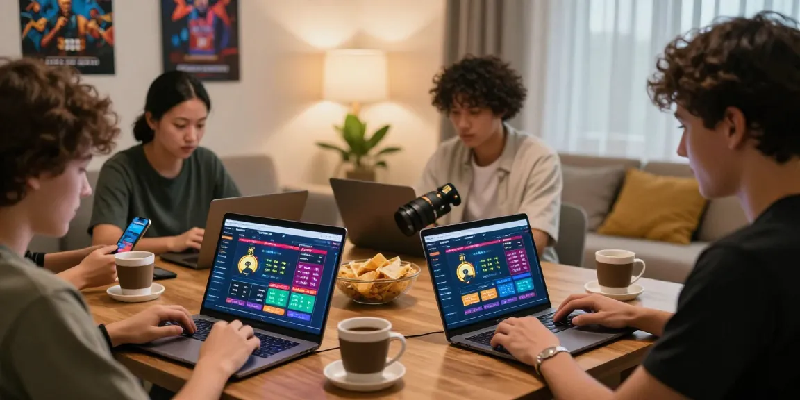 Online gaming excitement with newbet4d players enjoying a lively experience at home.